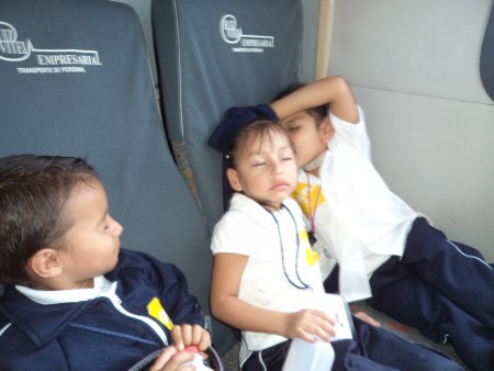 Cansados de regreso al Jardín